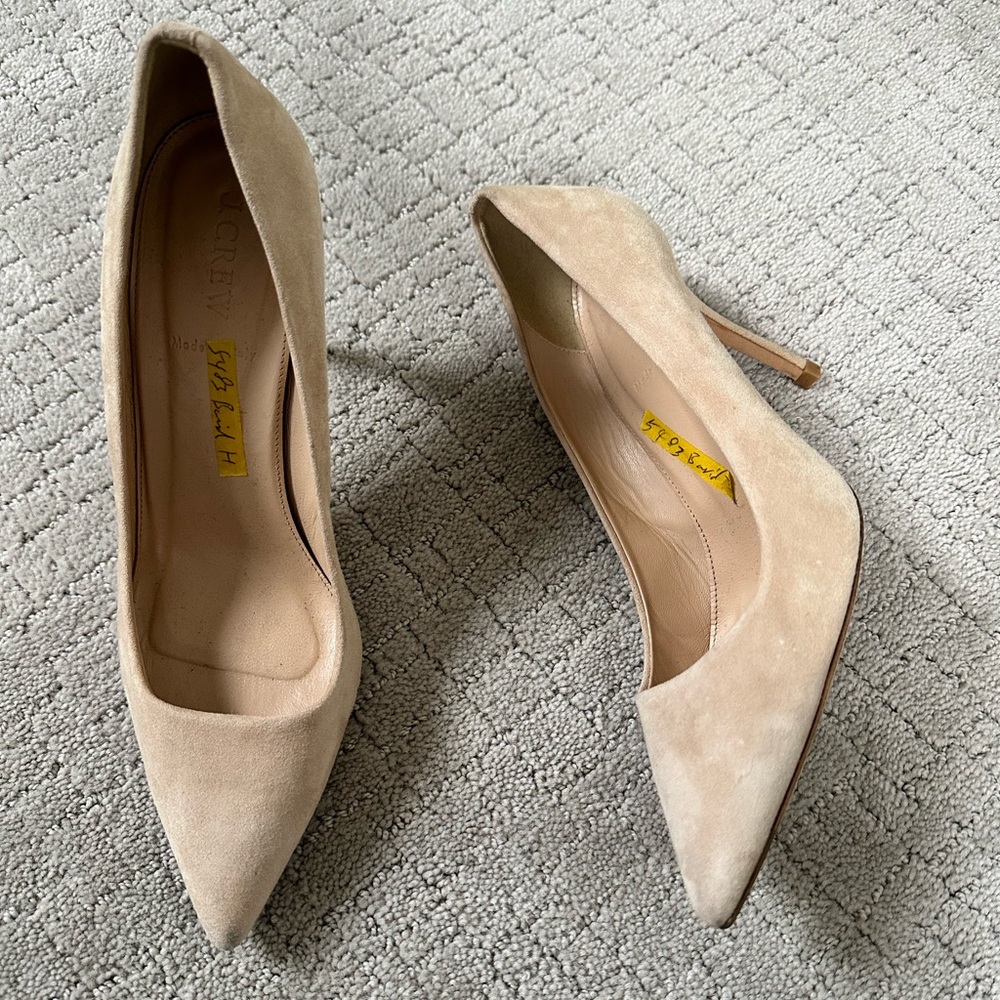 J Crew Suede Pumps, size 9